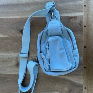 Free People Suede Hudson Sling Bag